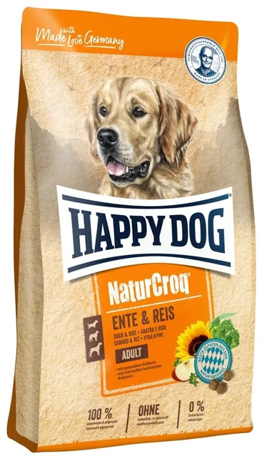 HAPPY DOG NaturCroq Ente &amp; Reis 11 kg kachna a rýže, suché krmivo pro psy