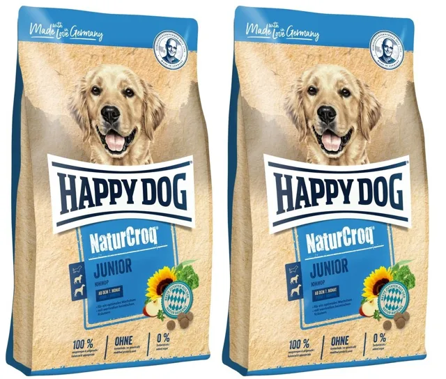 HAPPY DOG NaturCroq Junior 2 x 15 kg granule pro štěňata