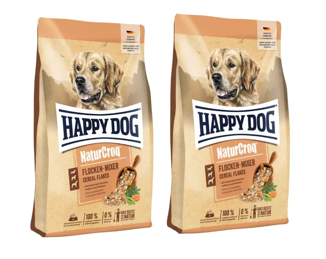 HAPPY DOG Premium Flocken mixer 2 x 10kg
