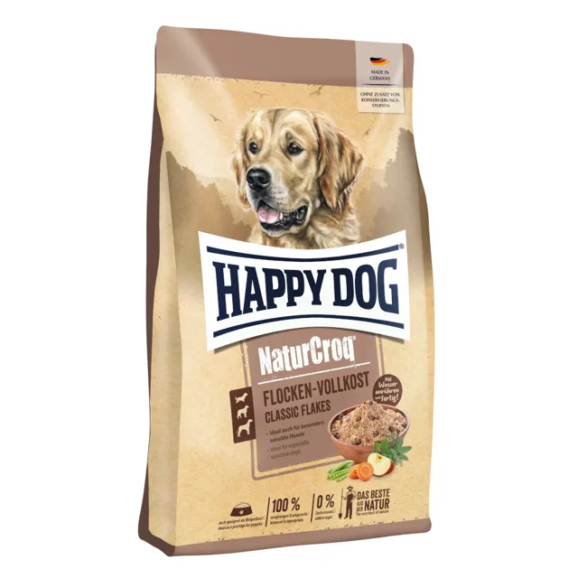 Happy Dog Premium NaturCroq celozrnné vločky - Výhodné balení: 2 x 1,5 kg
