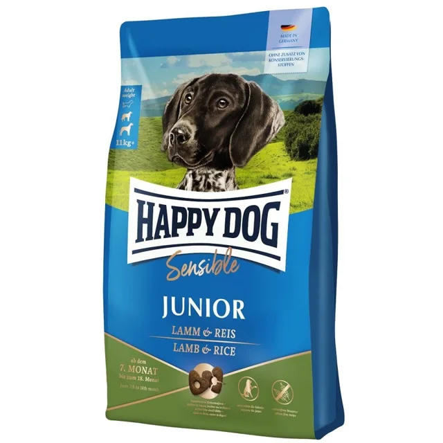 HAPPY DOG Sensible Junior Lamb &amp; Rice 4kg
