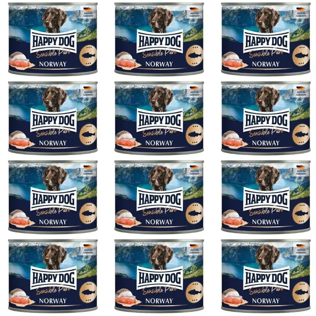 HAPPY DOG Sensible Norway Fish 12x200 g mokré krmivo pro psy