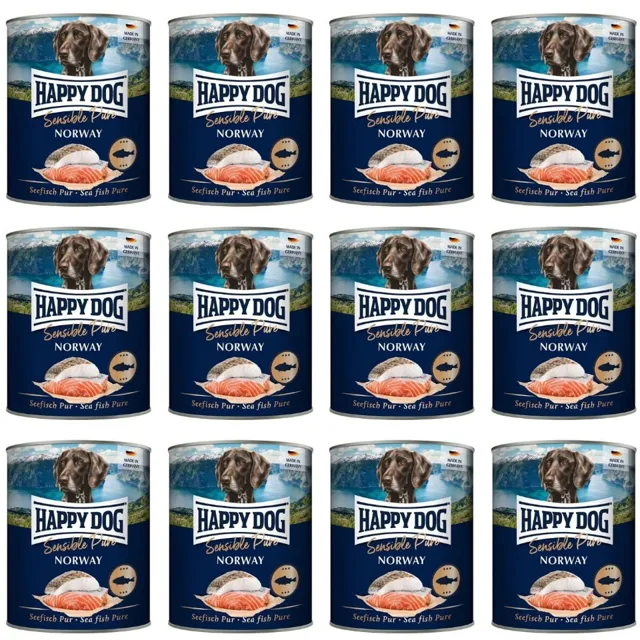 HAPPY DOG Sensible Norway Fish 12x400 g mokré krmivo pro psy