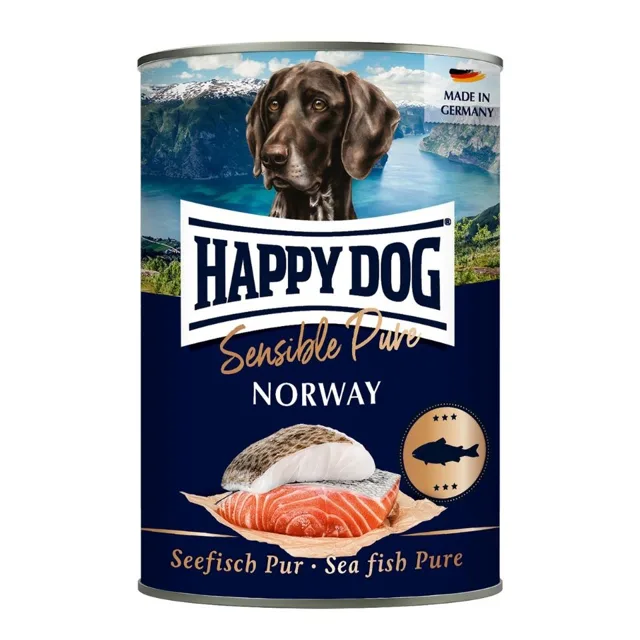 HAPPY DOG Sensible Norway Ryba 400 g konzerva pro psy