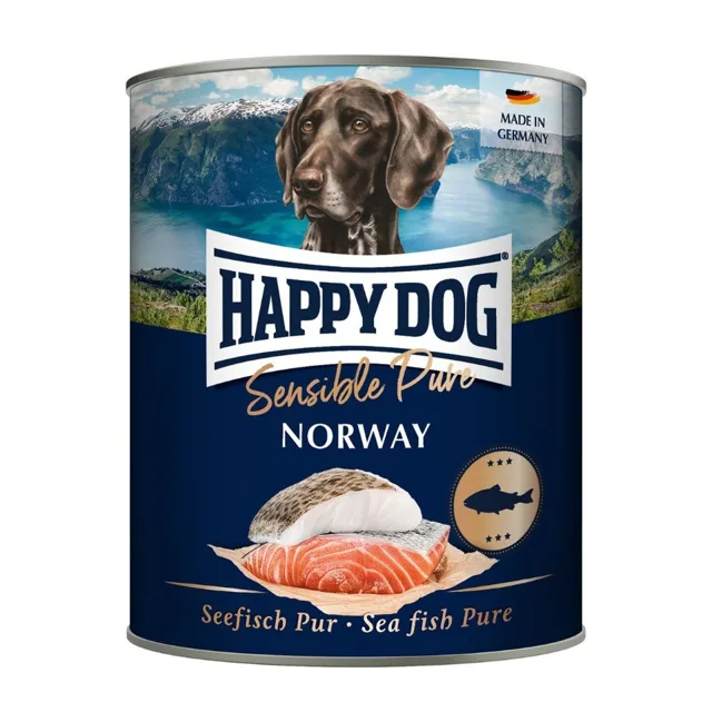 HAPPY DOG Sensible Norway Ryba 800 g konzerva pro psy