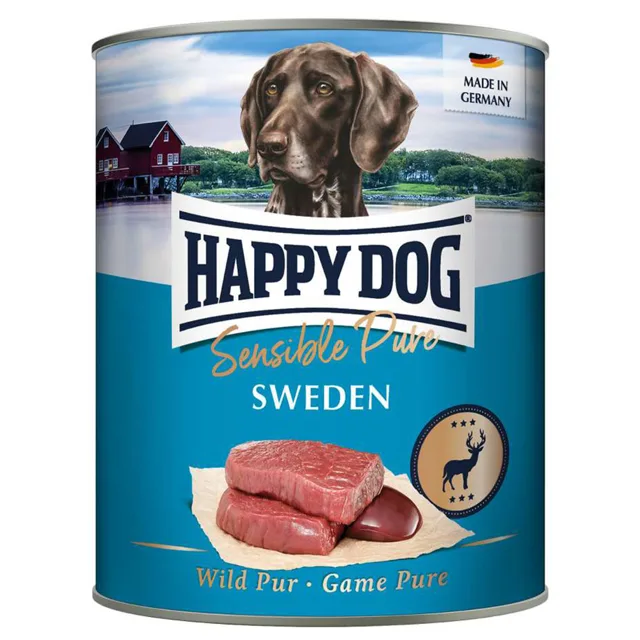Happy Dog Sensible Pure 6 × 800 g - Italy (buvolí)