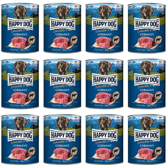 HAPPY DOG Sensible Pure Germany Beef 12x400 g mokré krmivo pro psy