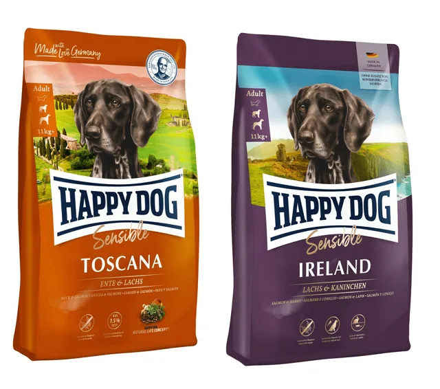 HAPPY DOG Sensible Supreme Toscana  12.5 kg + HAPPY DOG Sensible Supreme Irland 12.5 kg