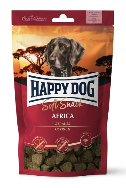 HAPPY DOG Soft Snack Africa 100 g pštros