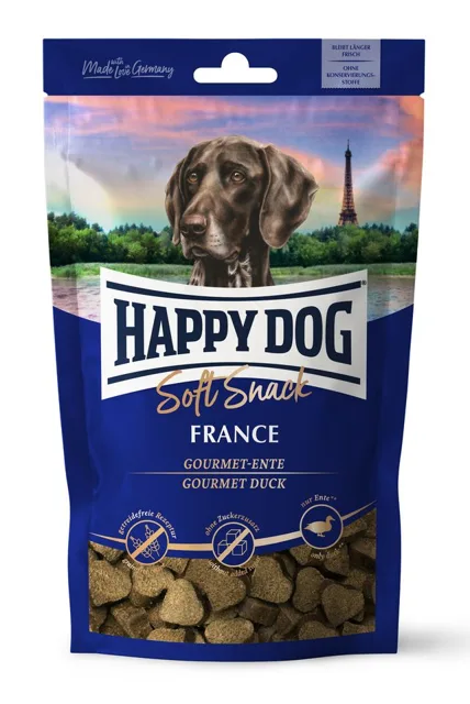 HAPPY DOG Soft Snack France 100 g gurmánská kachna
