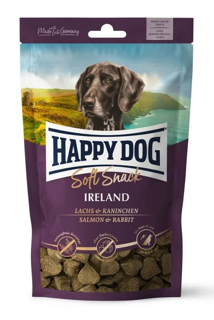 HAPPY DOG Soft Snack Ireland 100g losos a králík