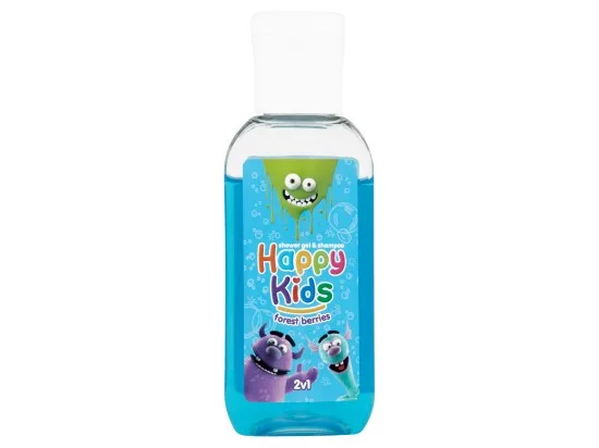 Happy Kids sprchový gel a šampon forest berries 2v1 50 ml