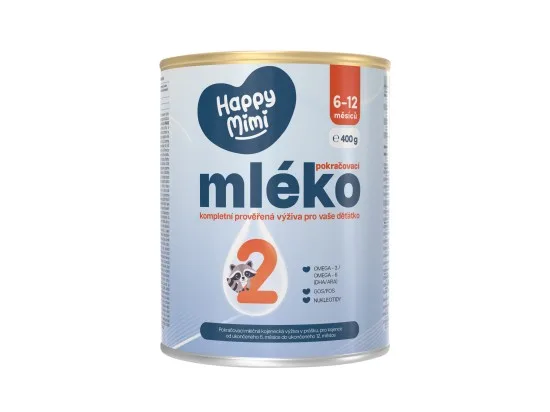 Happy Mimi 2 mléčná výživa (6-12 měsíců) 400 g