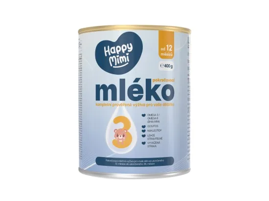 Happy Mimi 3 mléčná výživa (12-36 měsíců) 400 g