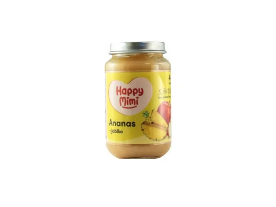 Happy Mimi ovocný příkrm ananas 190 g
