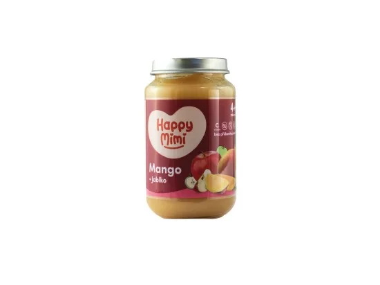 Happy Mimi ovocný příkrm mango 190 g