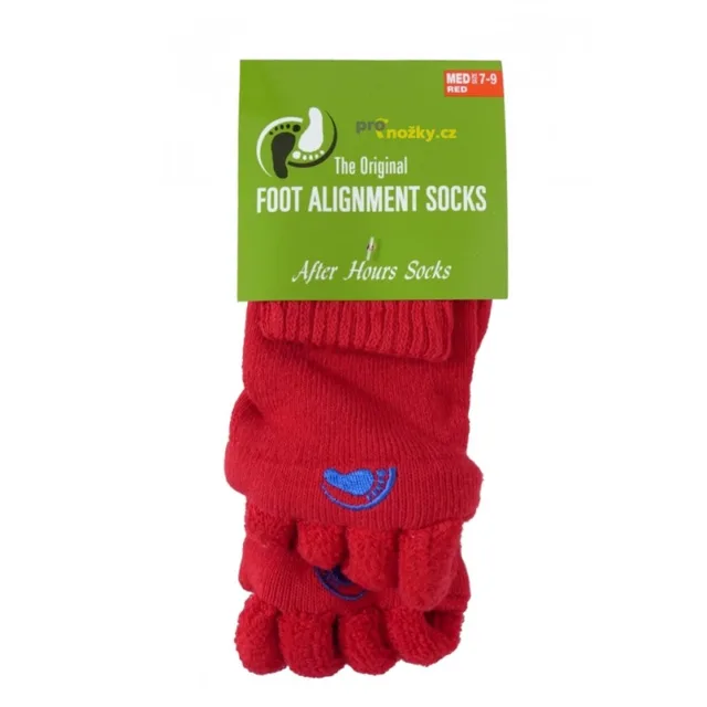 HappyFeet Adjustační ponožky Red vel. 39–42 1 pár