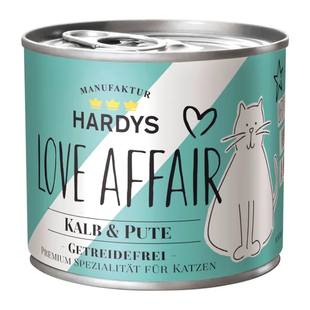 Hardys LOVE AFFAIR 24 x 200 g / 185 g - výhodné balení - kuřecí a husa (24 x 200 g)