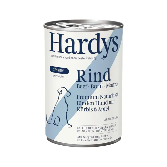 Hardys Senistive 6 x 400 g - Hovězí