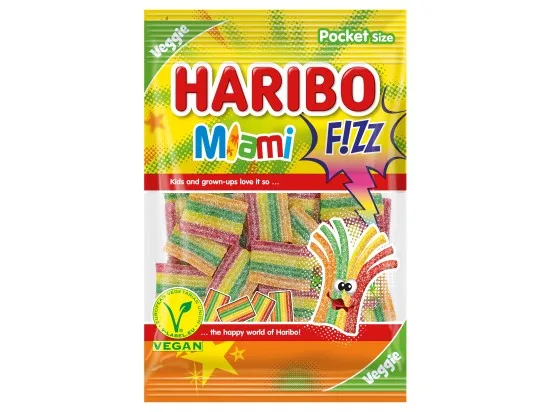Haribo Miami F!ZZ bonbony 85 g