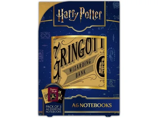 Harry Potter set bloků A6 3 ks