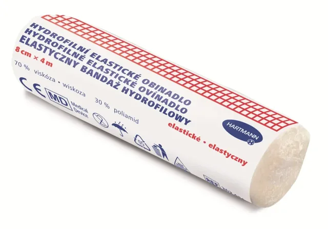 Hartmann Hydrofilní elastické obinadlo 8 cm x 4 m