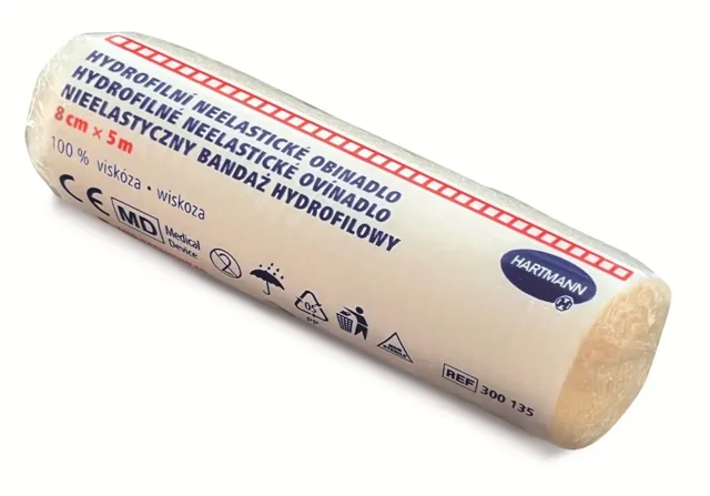 Hartmann Hydrofilní neelast.obinadlo 8 cm x 5 m