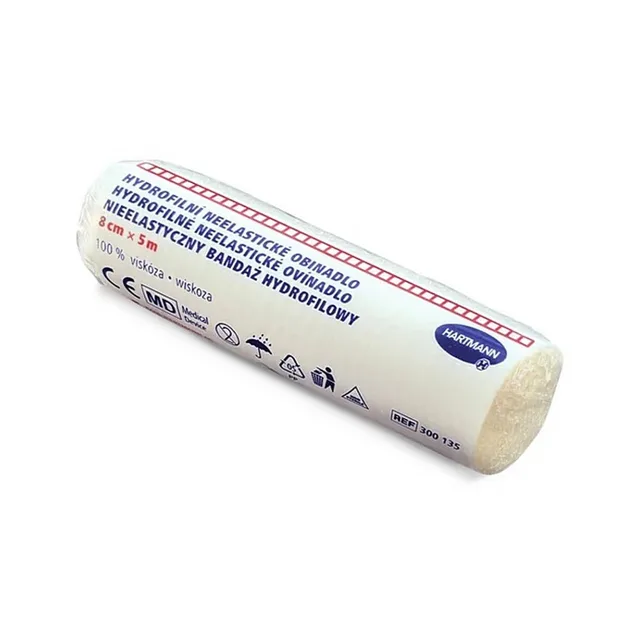 HARTMANN Hydrofilní neelastické obinadlo 8cm x 5m