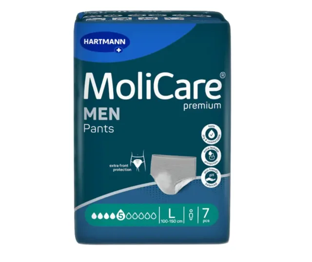 Hartmann MoliCare Men absorpční kalh.5k L 7 ks