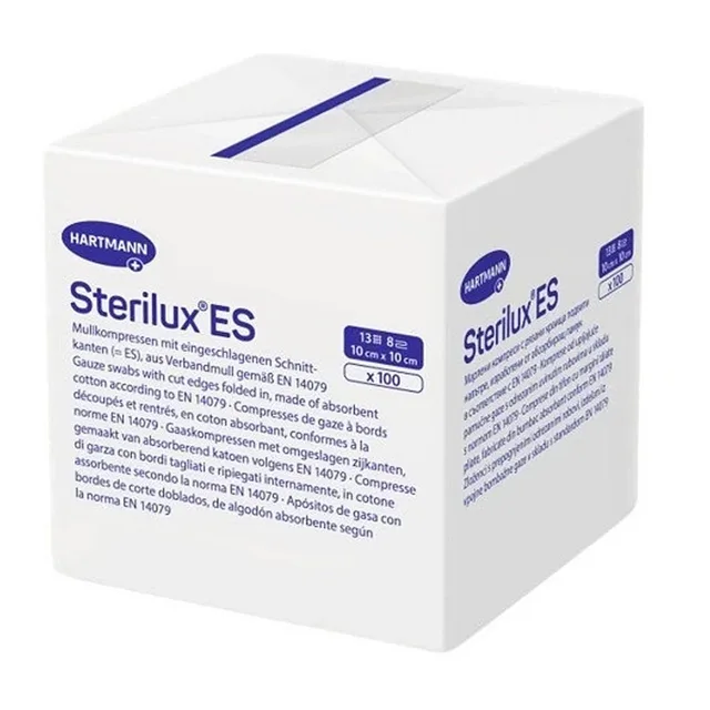 HARTMANN Sterilux ES gáza nesterilní 10x10cm 100 kusů