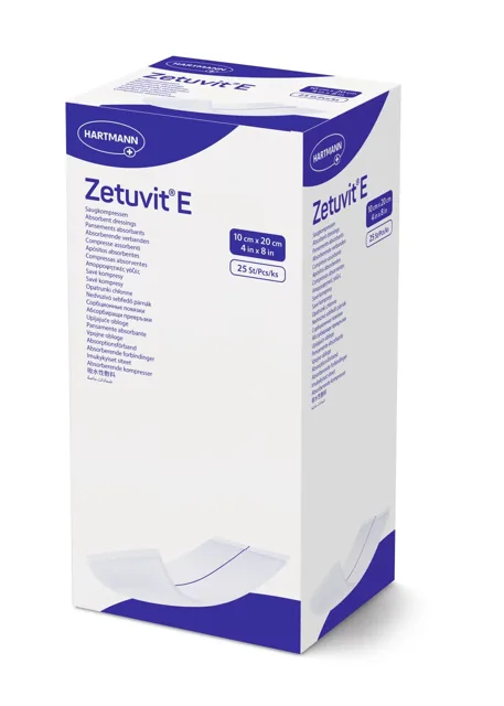 Hartmann Zetuvit E savé kompres ster.10 x 20 cm 25 ks