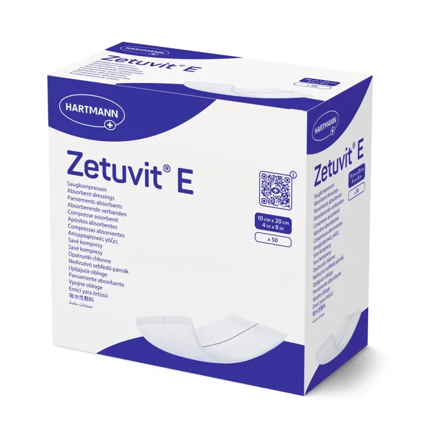 Hartmann Zetuvit E Savé kompresy 10 x 20 cm 50 ks