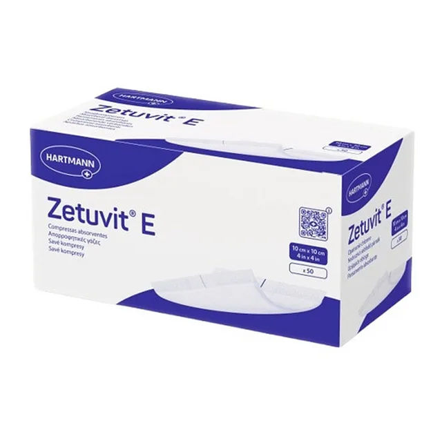 HARTMANN Zetuvit E savé kompresy 10x10cm 50 kusů