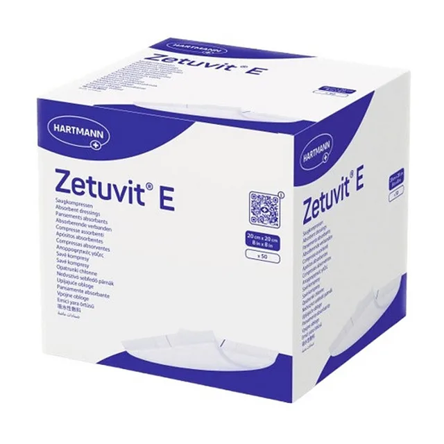 HARTMANN Zetuvit E savé kompresy 20 x 20cm 50 kusů