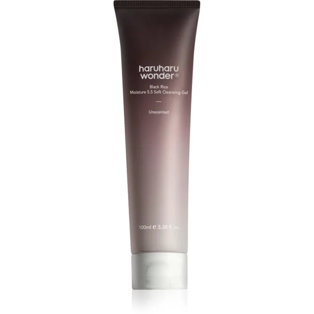 Haruharu Wonder Black Rice Moisture jemný čisticí gel pro citlivou a intolerantní pleť 100 ml