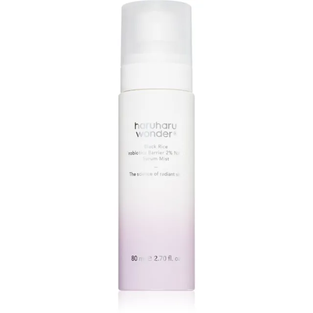 Haruharu Wonder Black Rice Probiotics Barrier NAD+ Serum Mist obnovující pleťové sérum ve spreji 80 ml