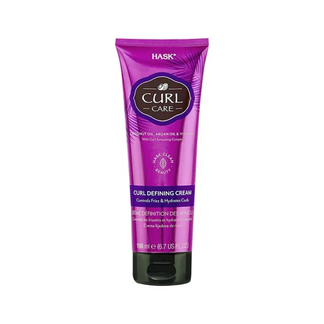HASK Curl Care definující krém pro vlnité a kudrnaté vlasy, 198 ml