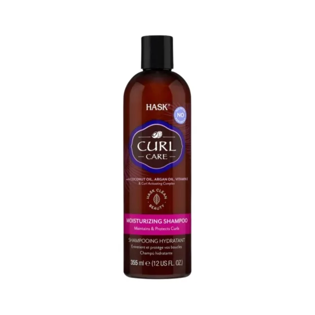 HASK Curl Care hydratační šampon pro vlnité a kudrnaté vlasy 355 ml