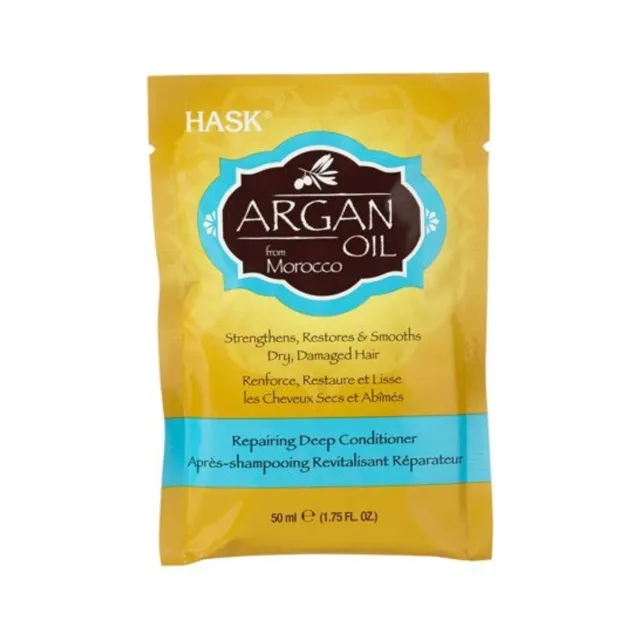 HASK obnovující maska na poškozené vlasy a arganovým olejem 50 ml