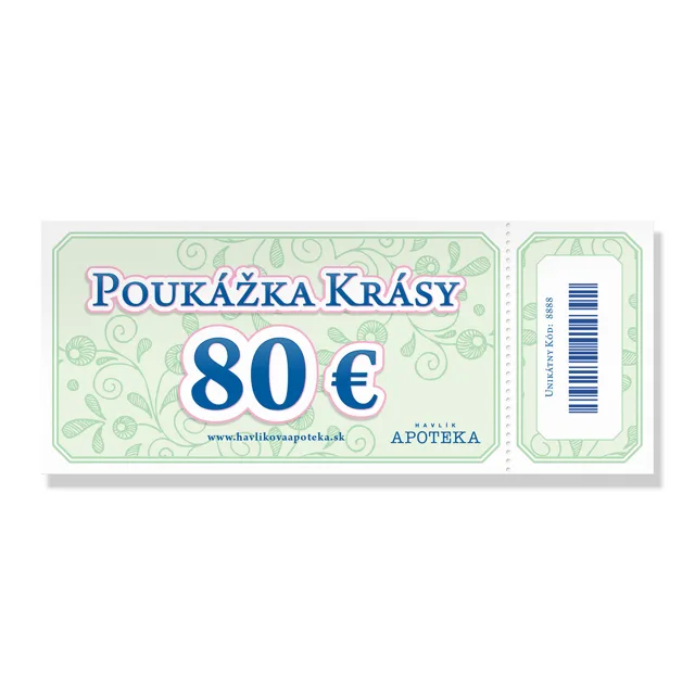 Havlíkova apotéka Dárková poukázka 80 €