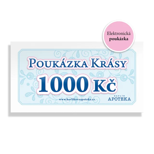 Havlíkova apotéka Havlíkova elektronická poukázka 1000 Kč