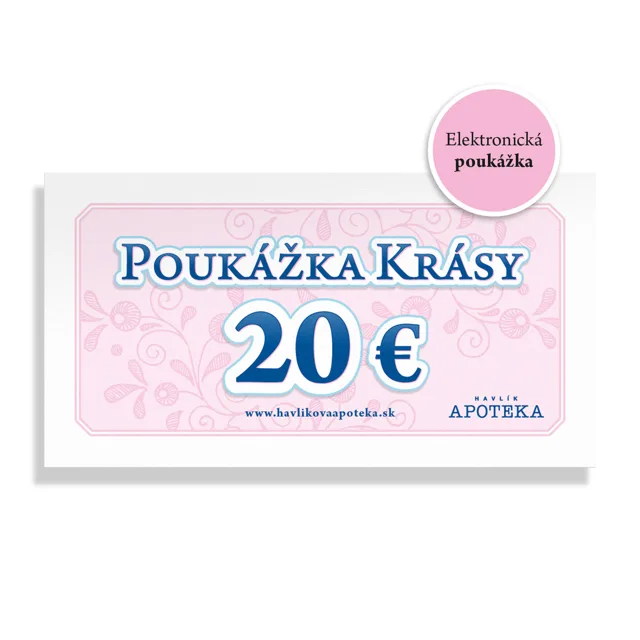 Havlíkova apotéka Havlíkova elektronická poukázka 20 €