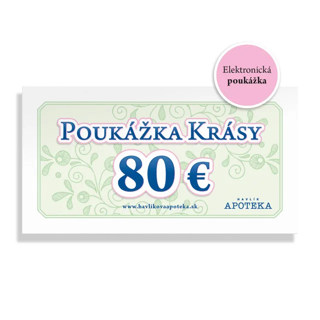Havlíkova apotéka Havlíkova elektronická poukázka 80 €