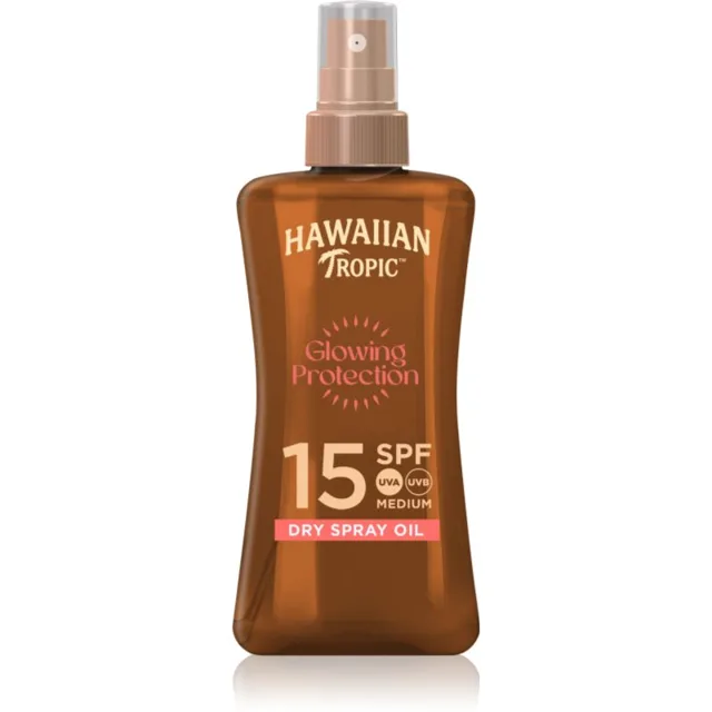 Hawaiian Tropic Glowing Protection opalovací sprej SPF 15 200 ml