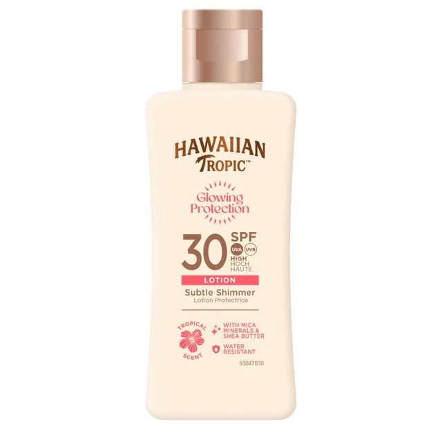 Hawaiian Tropic Glowing Protection Sun Lotion Mini SPF30 cestovní balení 75 ml