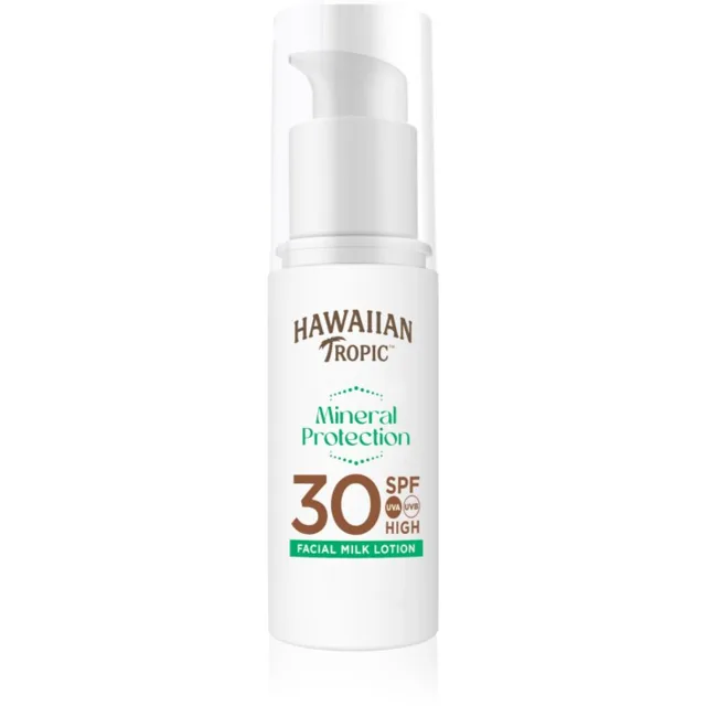 Hawaiian Tropic Milk Face Lotion opalovací mléko na obličej SPF 30 50 ml
