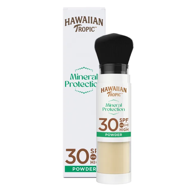 Hawaiian Tropic Mineral Protection Powder Brush SPF30 opalovací pudr 4,25 g