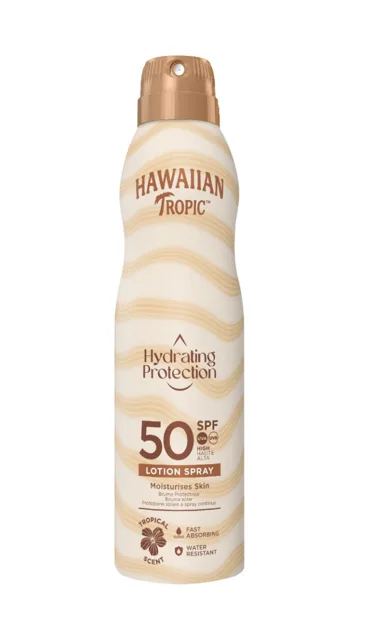 Hawaiian Tropic Silk Hydration SPF50 sprej na opalování 220 ml