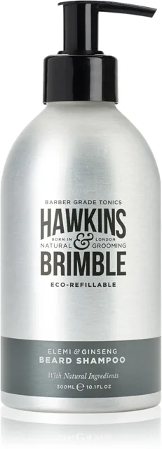 Hawkins & Brimble Beard šampon na vousy pro muže 300 ml( zlomený aplikátor )