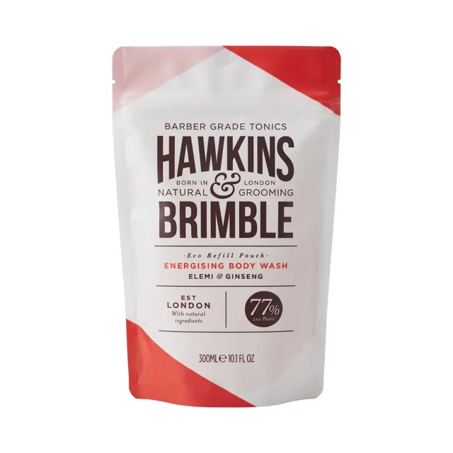 Hawkins & Brimble Sprchový gel energizující, náplň 300 ml,EXP: 6/26